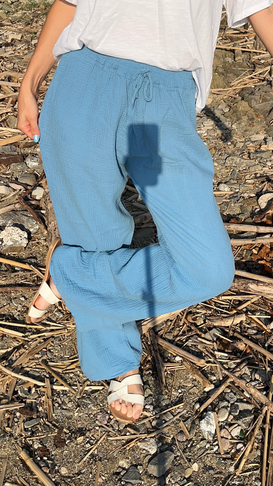 Pantalon - Gaze de coton
