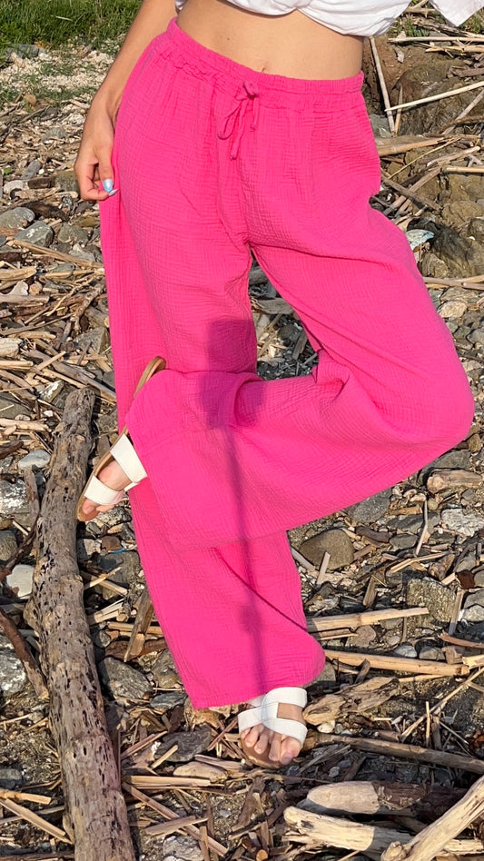 Pantalon - Gaze de coton